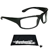 Bikershades Transitional Motorcycle Glasses Safety Photochromic CLEAR to SMOKE Lens
