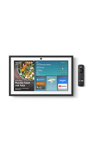 Amazon Echo Show 15 (neueste generation) | 15,6-Zoll-Smart-Display in Full HD, mit integriertem Fire TV und Alexa-Sprachfernbedienung