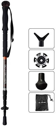 G2 GO2GETHRE Multipurpose Telescopic Trekking Poles - Strong Aircraft Alloy Walking Sticks for Hiking and Hunting,Quick Locks System (1pc)