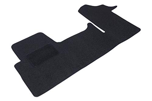 J&J AUTOMOTIVE | Tapis De Sol Noir Velours sur Mesure pour Master Depuis 2010, Base Antidérapante, Renforcée dans la Zone de la Pédale