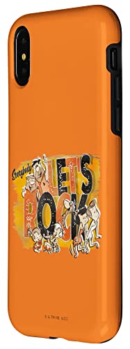 Iphone X/Xs The Flintstones Fred Barney Everybody Rock Case #TOP1