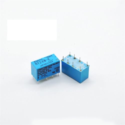 Relé de señal RY24W-K DPDT con contactos de alta precisión 24V 5 piezas 5