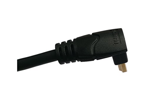 5 1 cm HDMI Angle inférieur 90 Degré de câble vertical droit - supporte 4K@60Hz, haute vitesse, HDMI 2.0 Prêt - UHD, Ethernet & Retour audio - Vidéo 4K 2160p, HD 1080p, 3D .(Hommes)