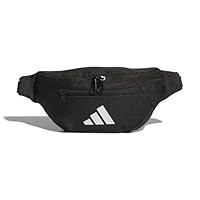 adidas Unisex Essentials Waist Bag Waist Pack, Black/White, One Size