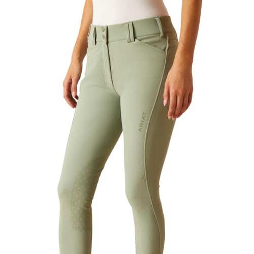 Image of ARIAT Women's Tri Factor Grip Knee Patch Breech, Lily Pad, 30
