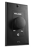 Rockville VOL70100 100 Watt Wall Volume Control 70V, 11-Step Attenuation, Euro-Block Connector, Dust-Protected, Perfect for Commercial Audio Systems