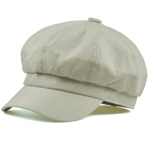Casquette en lin respirant style peintre pour vos flâneries de printemps