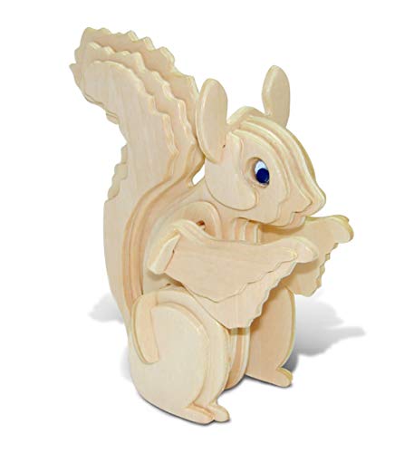 Puzzled 1091 Squirrel 3D Wooden Puzzle #TOP11