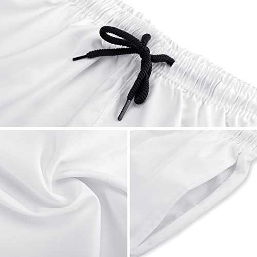 Htrewtregregre Retro 80S 90S Men Swim Trunks Quick Dry With Lining And Pockets Beach Shorts #TOP4