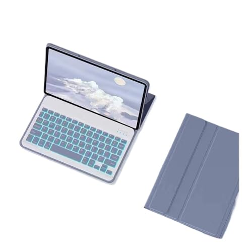 Luopan �^�u���b�g�P�[�X�ƃJ�o�[, �L�[�{�[�h�ƃP�[�X�̃Z�b�g iPad Pro 11 �C���` 2018-2022 ���j�o�[�T���ɍœK(Gray+backlit keyboard)