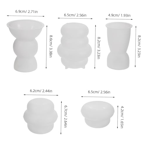 Moules silicone de coulée pour bougeoirs d'exception et bougies coniques raffinées