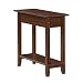 Convenience Concepts American Heritage Flip Top End Table, Espresso