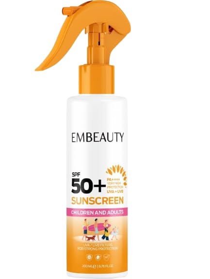 Çocuk ve Yetişkinler için Güneş Koruyucu Krem SPF50+ 200 ml