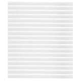 OSOLADY 20pcs Clear Plastic Price Label Strips Adhesive Shelf Sign Holders for Supermarket Warehouse Store