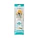 Aqualon RAQUA-201 Royal and Langnickel Wisp Short Handle Paint Brush Set, Filbert, 5-Piece