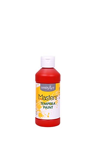 Handy Art Little Masters Tempera Paint 8 Ounce, Red