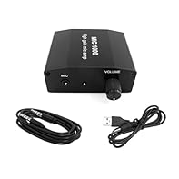 Exceptional Gain Boost: This microphone amplifier kit delivers up to 1000 times amplification, ensuring that your sound signals are clear, strong, and well-defined, ideal for professional recordings and performances. Versatile Applications: Whether y...
