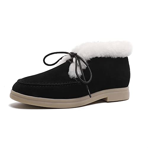 Bottes femme hiver en cuir contre les pieds froids grâce à la laine naturelle