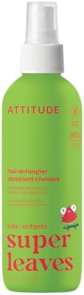 ATTITUDE Hair Detangler Spray for Kids, Watermelon & Coco, 8 Fl Oz