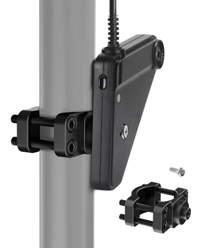 Image of JISHAHS Aluminum Mount for Lowrance Eagle Eye 9 Sensor - Compatible with Various Rod, Easy Installation - Aluminum Alloy Material - Sturdy and Durable
