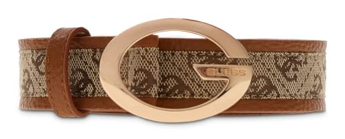 Ceinture Camden Pant Belt GUESS Latte Logo Cognac H30 W105