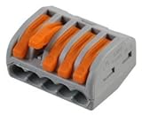wago terminal blocks 0862 TERMINAL BLOCK, W/LEVER, 5COND, 4MM² 222-415 By WAGO
