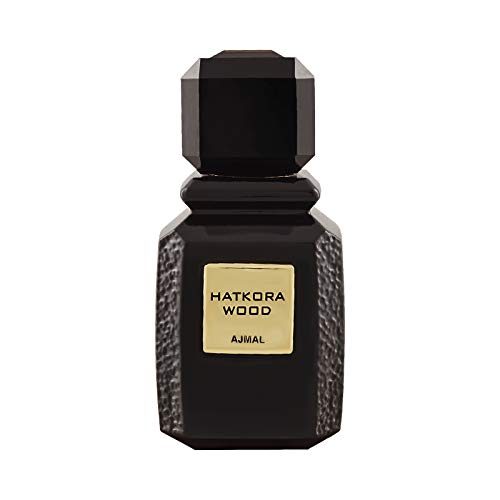 Hatkora Wood by Ajmal Eau De Parfum Spray (Unisex) 3.4 oz Men