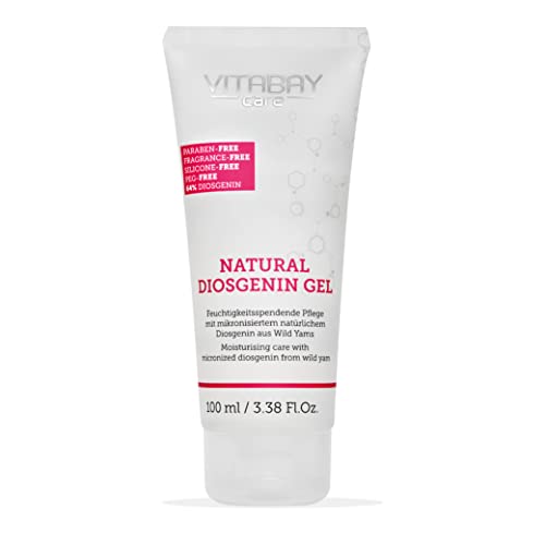 Vitabay Natural Diosgenin Creme mit Yamswurzel 100ml – 80% Yamswurzel Creme & 64% Diosgenin – wild Yams – vegan & organic