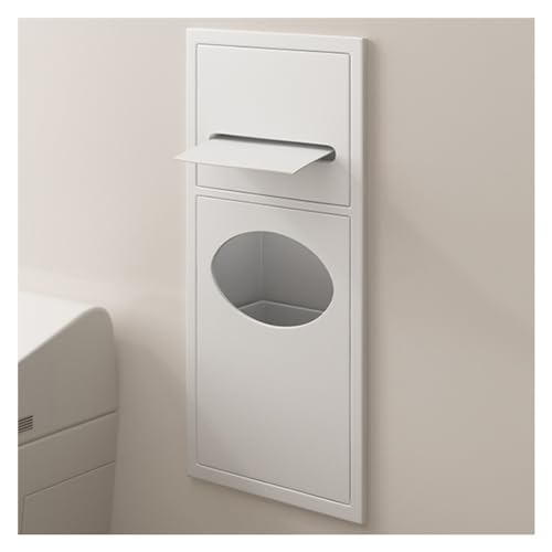 OGMOYT Bathroom Shower Shelf Organizer With Built-In Garbage Bin Stainless Steel Recessed Wall Storage Caddy Waterproof Niche For