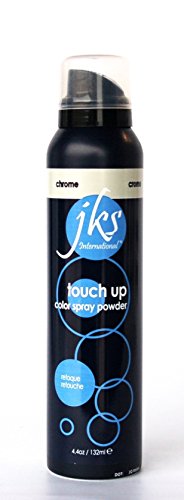 Touch up spray CHROME/SILVER, temporary hair color spray powder for ombres and highlights