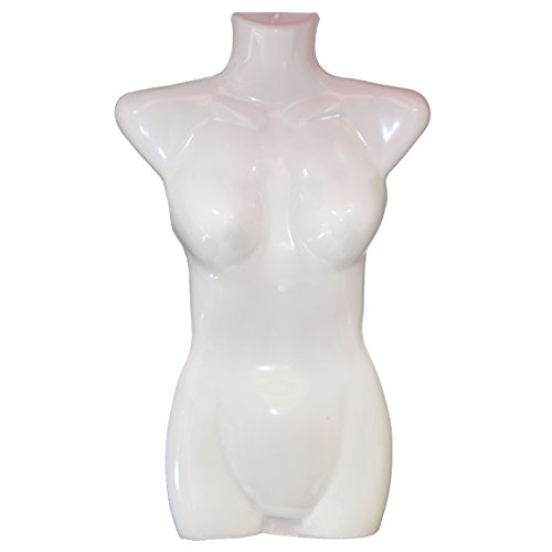 Maniquí de cuerpo completo para colgar de color blanco