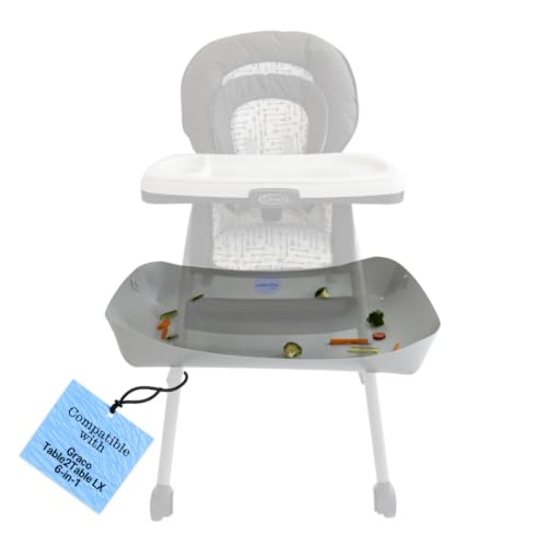 Image of CATCHY - Food Catcher - Compatible with Graco Table2Table LX 6-in-1 High Chair + 11 Other High Chairs - Highchair Sold Separately - Baby & Toddler Food & Mess Catcher - Under High Chair Accessory