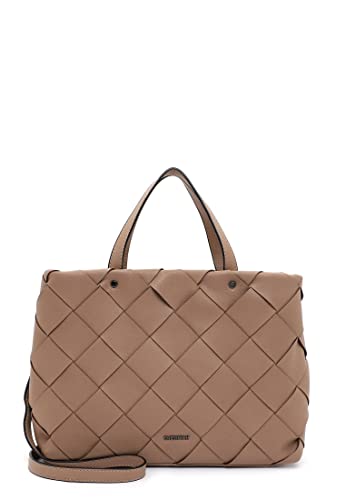 Emily & Noah Cabas Iwanka 63624 - Bolso de mano para mujer, color liso, OldTaupe 913, Talla única Cover
