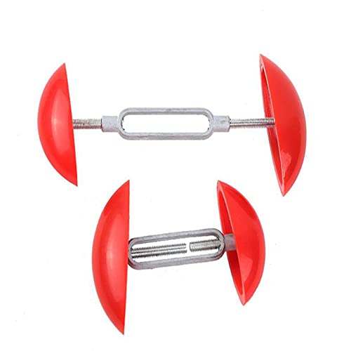 YANGPeng シューズストレッチャー パンプス 靴幅広げる 調整器具 2個組 滑り止め付 窮屈 靴ずれ 解消 シューキーパー 幅延長 男女兼用 赤