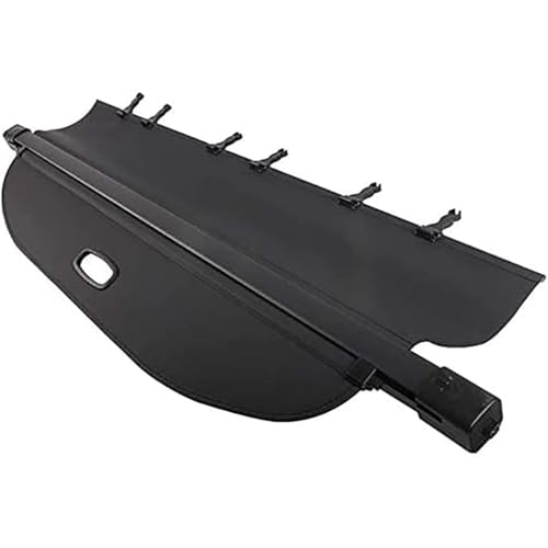 WYMZF Car Retractable Trunk Cargo Shelf Covers, for Ford Everest Endeavour 4Dr SUV 2015-2017 Interior Security Decoratio Rganizer Boot Shield, Auto Accessories