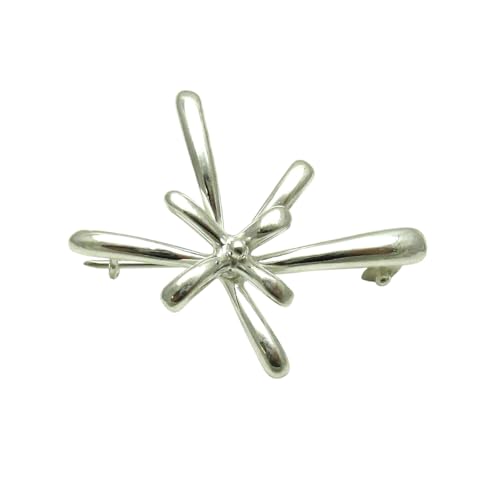 Broche en argent massif 925 fleur Empress : sublimez vos tenues trop simples