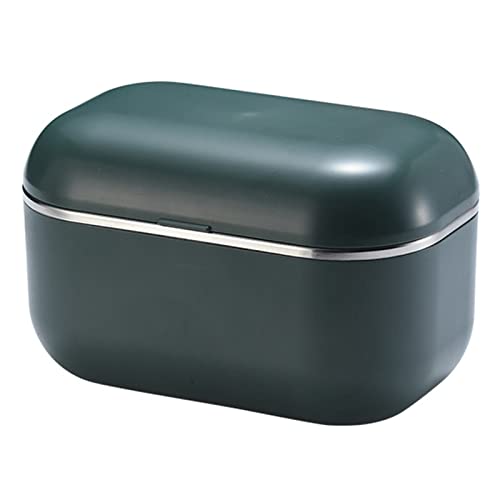 GZPKJ Elektrischer Lunchbox Speisenwärmer, Speisenwärmer, Mit 1 L Edelstahlbehälter, Auslaufsicher, Für Arbeitsbüro, Wasserfreie Geräuschlose Heizung Cover