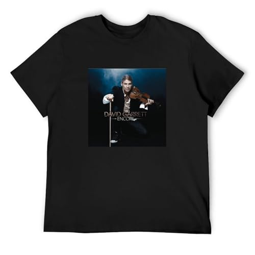 Photo de David Garrett Encore Graphic Printed T-Shirt for Fashion Tee Mens Black L