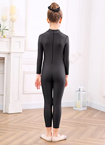 speerise Girls Gymnastics Leotards Long Sleeve Unitards for Toddler Ballet Leotards for Kids Costumes for Girls - Thumbnail 3