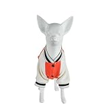 IZOCOOL - Sudadera de Forro Polar para Perros, Grande, Cálida y Ligera, Fácil de Llevar (Naranja, XL)