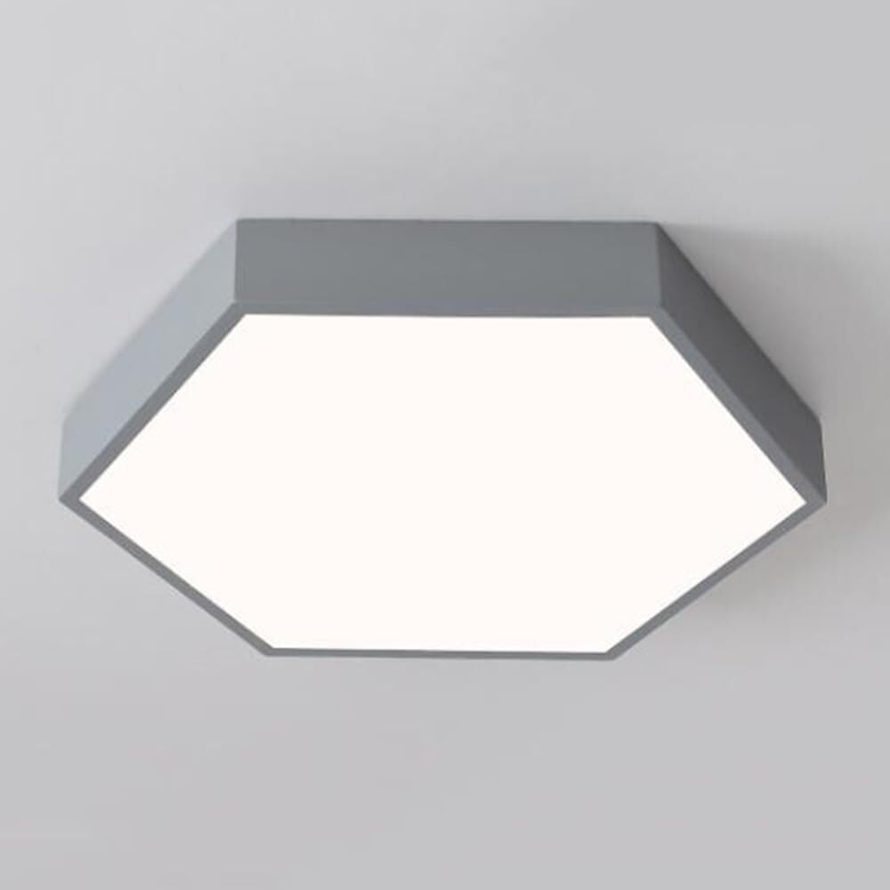 Plafonnier LED gris 60cm tricolore de haute qualité pour une décoration intérieure minimaliste