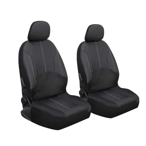 Housses de siège auto universelles cuir noir pour voiture et camion