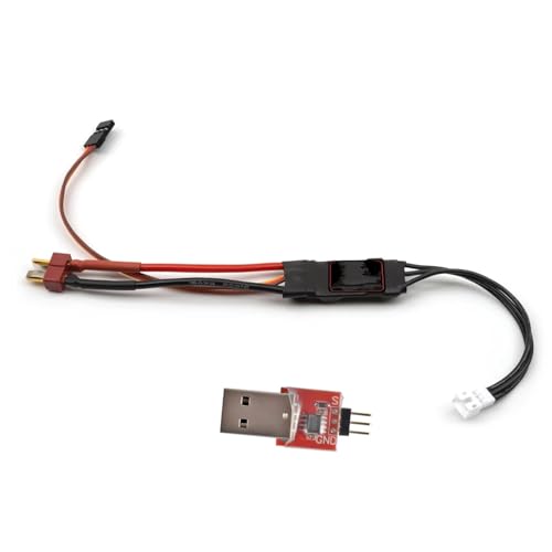 For Axial For SCX24 For FCX24 For TRX4M AM32 1/18 1/24 �v���O���}�u�� 30A ESC �X�s�[�h�R���g���[���[ 2-3s DIY �p�t�H�[�}���X�A�b�v�O���[�h RC �J�[�p�[�c RC�p�[�c