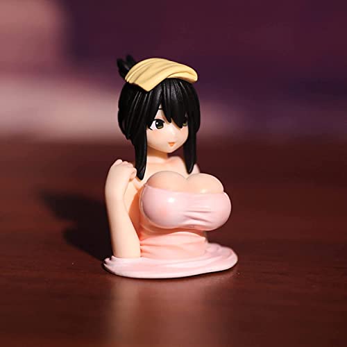 Chest Shaking Car Ornaments, Kanako Chest Shaking Ornaments, Kawaii Anime Action Figure Doll, Shake Shake Girl Car Dashboard, Kanako Ohno Movable Doll Model For Room Car Decor Decoration (1Pcs) #TOP3