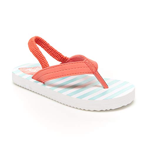 Simple Joys By Carter's Girls' Kimmie Nora Jelly Sandal Set, Turquoise Blue/Silver, 8 Toddler (1-4 Years) #TOP1