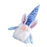 Décoration de pâques - cette figurine de lapin et de gnome est fabriquée dans un matériau de qualité, ce qui la rend très pratique à utiliser