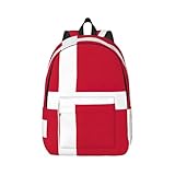 Photo Gallery wopqs zaino in tela con bandiera danese, multifunzionale, borsa per computer portatile, campeggio, escursionismo, viaggio, nero , m Photo Gallery wopqs zaino in tela con bandiera danese, multifunzionale, borsa per computer portatile, campeggio, escursionismo, viaggio, nero , m