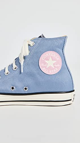 Image of Converse Women's Chuck Taylor All Star Denim Fashion Sneakers, Ocean Retreat /Navy /Sunrise, Blue, 7 Medium US
