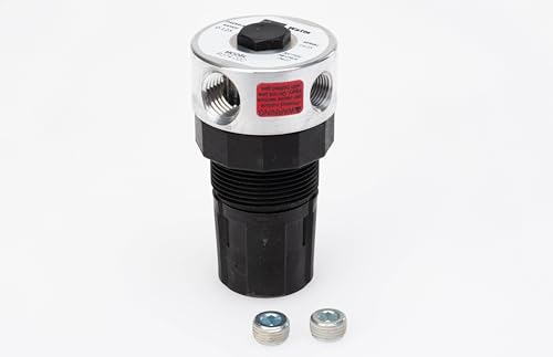 Parker R374-02C Regulator, Relieving Type, 0-125 psi Pressure Range, No Gauge, 10 scfm, 1/4" NPT