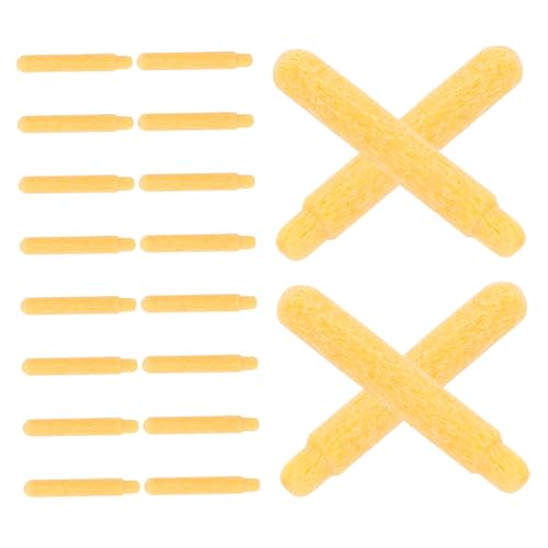 NUOBESTY 20pcs Durable Replacement Nibs for Paint Markers Precision Brush Tip Nibs for Supplies Compatible with Empty Pen Barrels for Versatile Painting and Marking